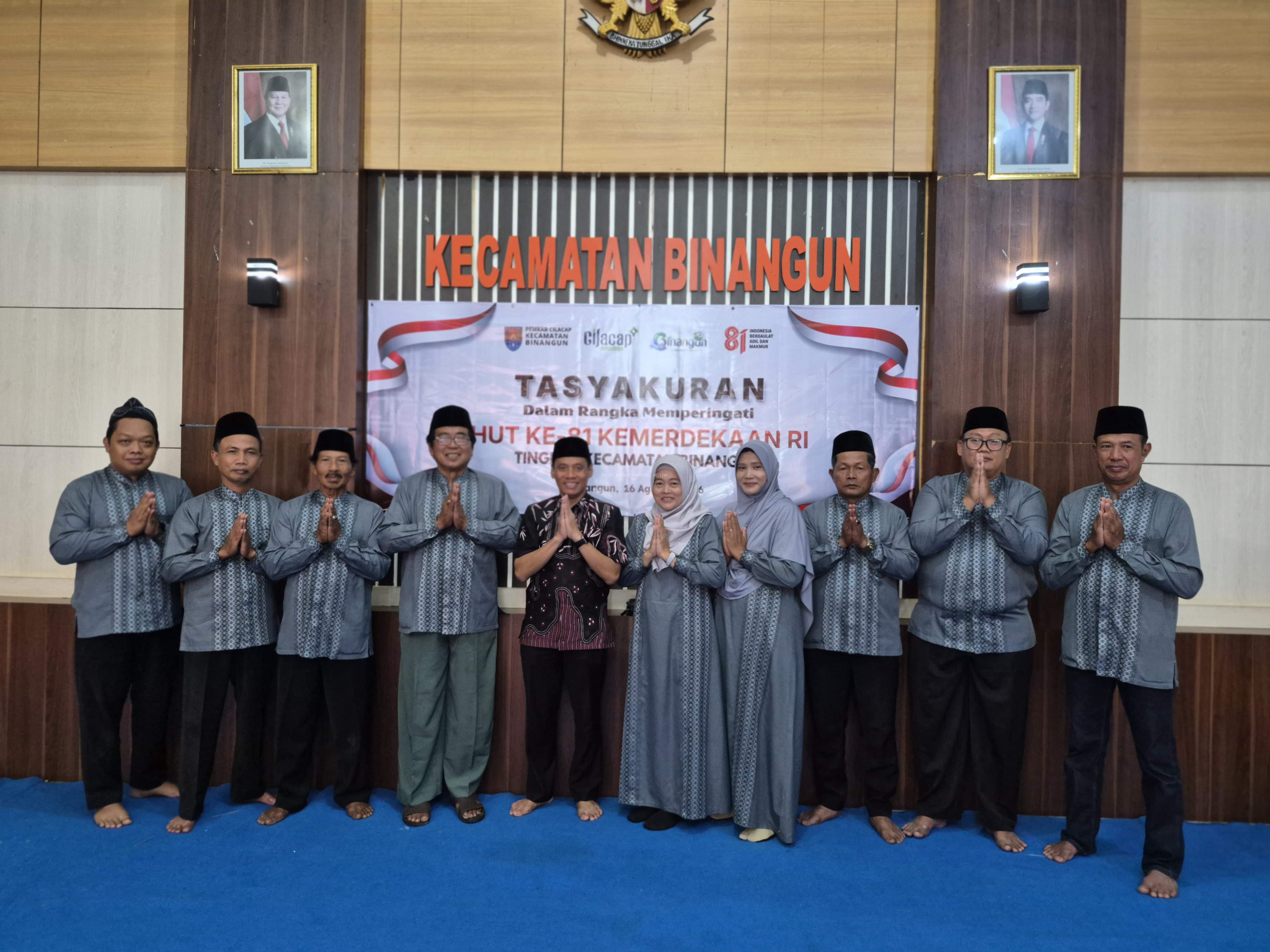 Tasyakuran HUT RI ke‑81 Tingkat Kecamatan Binangun